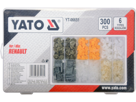 TRIM CLIPS ASSORTMENT RENAULT 300PCS [1]