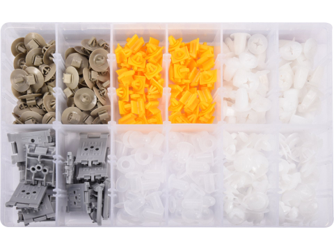 Piese standardizate pentru atelier - TRIM CLIPS ASSORTMENT RENAULT 300PCS