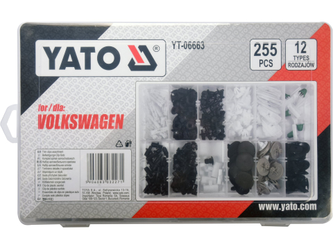 TRIM CLIPS ASSORTMENT VOLKSWAGEN 255 PCS [1]