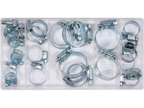 Piese standardizate pentru atelier - 26 PCS HOSE CLAMPS ASSORTMENT