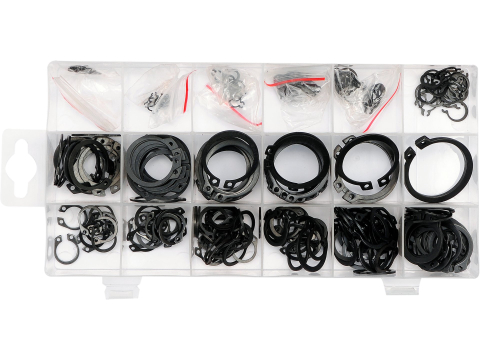 Piese standardizate pentru atelier - EXTERNAL CIRCLIP ASSORTMENT 300 PCS