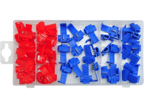 Piese standardizate pentru atelier - TERMINAL CONNECTORS FOR ELECTRICAL CABLES 50PCS SET