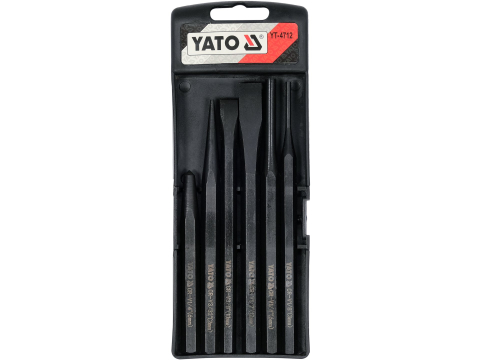 Răngi, dălți și târnăcoape - CHISEL AND PUNCH SET 6 PCS