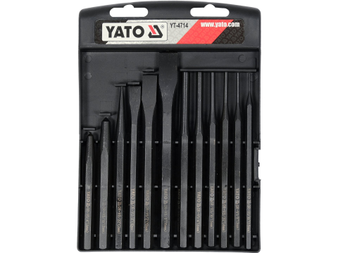 Răngi, dălți și târnăcoape - CHISEL AND PUNCH SET 12 PCS, CRV