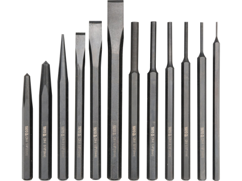 CHISEL AND PUNCH SET 12 PCS, CRV [1]