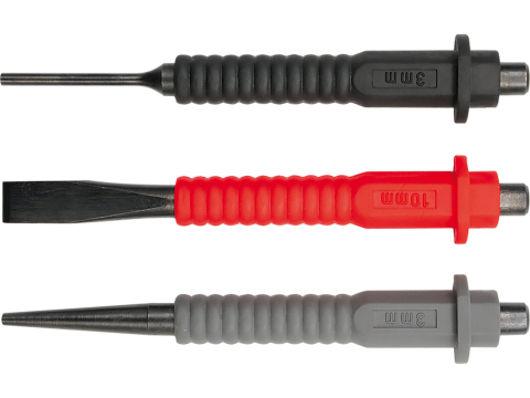 Răngi, dălți și târnăcoape - MINI COLD CHISEL AND PUNCH SET 3 PCS, CRV