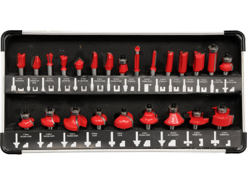 Frezare - ROUTER BIT SET 24 PCS