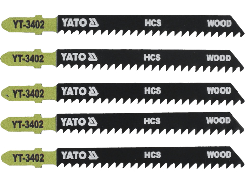Taiere - JIG SAW BLADE TYPE T, 8 TPI, FOR WOOD, 5 PCS