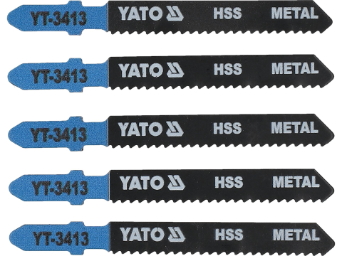 Taiere - JIG SAW BLADE TYPE T, 12 TPI, FOR METAL, 5 PCS