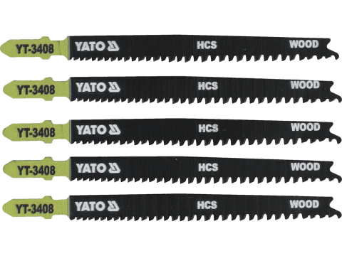 Taiere - JIG SAW BLADE TYPE T, 13-8 TPI, FOR WOOD, 5 PCS