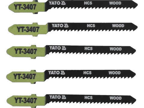 Taiere - JIG SAW BLADE TYPE T, 13 TPI, FOR WOOD, 5 PCS