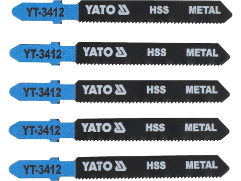 Taiere - JIG SAW BLADE TYPE T, 21 TPI, FOR METAL, 5 PCS