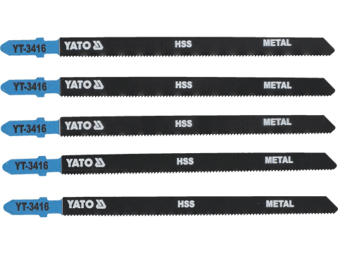 Taiere - JIG SAW BLADE TYPE T, 21 TPI, FOR METAL, 5 PCS