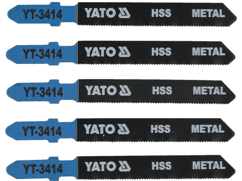 Taiere - JIG SAW BLADE TYPE T, 32 TPI, FOR METAL, 5 PCS