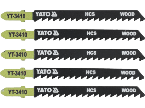 Taiere - JIG SAW BLADE TYPE T, 6 TPI, FOR WOOD, 5 PCS