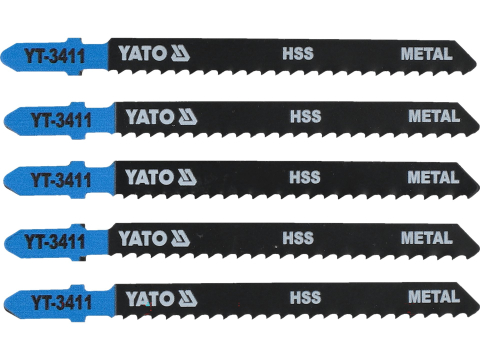 Taiere - JIG SAW BLADE TYPE T, 8 TPI, FOR METAL, 5 PCS