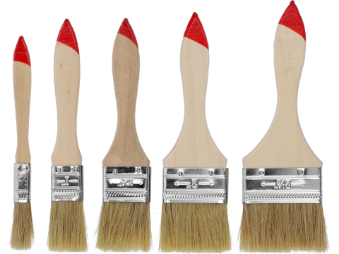 Pensule și trafaleți - ''PAINT BRUSHES 5 PCS 1,5''-2,5''