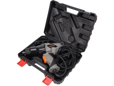 ELECTRIC IMPACT WRENCH 1/2" 1100W/ 450NM WITH SOCKETS 17, 19, 21, 22MM AND CABLE 4M [2]