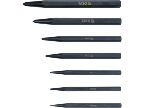 Răngi, dălți și târnăcoape - CENTER PUNCH SET 7PCS
