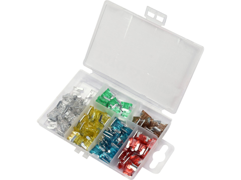 100PCS CAR MINI FUSE ASSORTMENT (LOW PROFILE) [1]