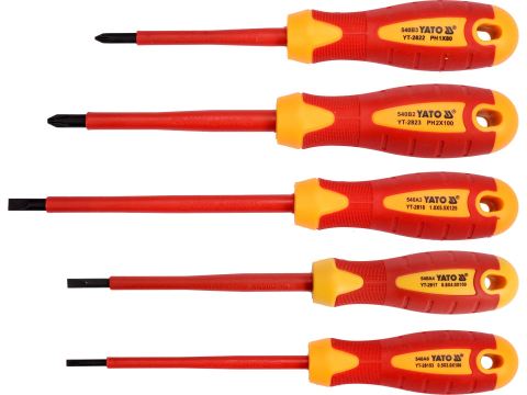 Scule de mana izolate VDE - INSULATED SCREWDRIVER SET 1000 V 5 PCS