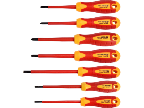 Scule de mana izolate VDE - INSULATED SCREWDRIVER SET 1000 V 7 PCS