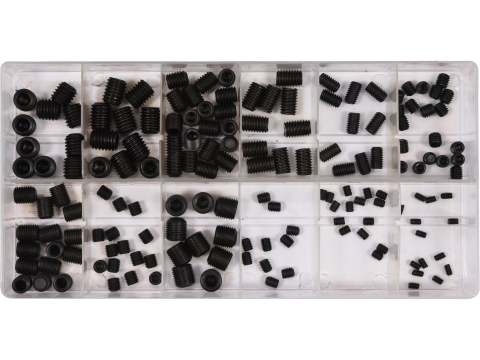 Piese standardizate pentru atelier - 160 PCS HEADLESS SCREWS ASSORTMENT