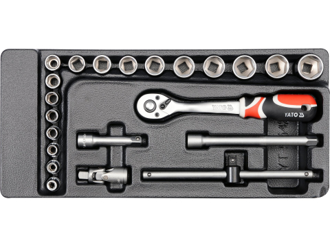 Dulapuri - PVC TRAY WITH 22PCS SOCKET SET 6~22MM