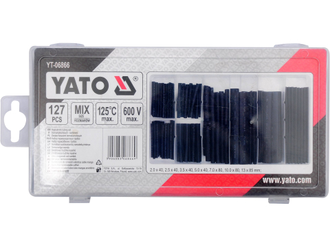 HEAT SHRINK INSULATION TUBES 127PCS SET, MIX OF SIZES [1]