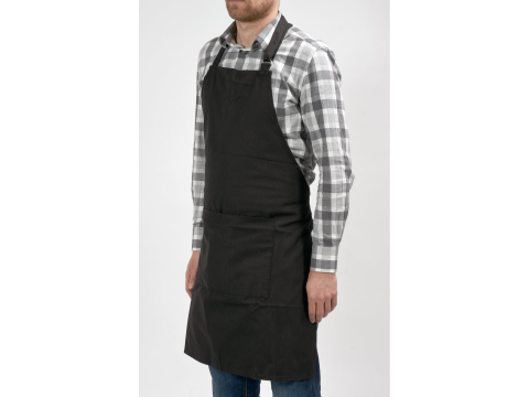 BBQ COTTON APRON WITH POCKETS [2]