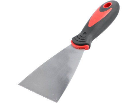 STAINLESS STEEL TROWEL WITH BI-COLOURED HANDLE 8 CM [1]