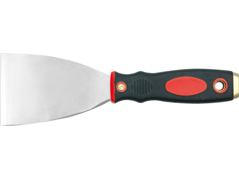 Unelte pentru zidarie - STAINLESS STEEL TROWEL WITH BI-COLOURED HANDLE 6 CM