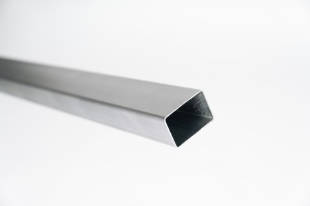 Stalp gard, otel zincat, dreptunghiular, fixare in beton, 2 m, 60 x 40 mm [2]