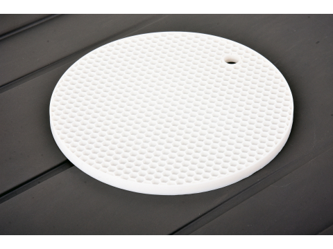 SILICONE MAT FOR HOT POT, COLOR: WHITE [1]