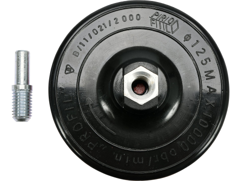 Scule electrice - RUBBER DISC FOR ANGLE GRINDER 125MM