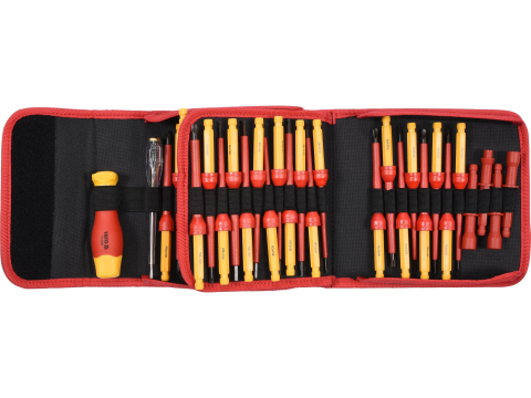Scule de mana izolate VDE - 50PCS INSULATED CHANGEABLE SCREWDRIVER SET VDE