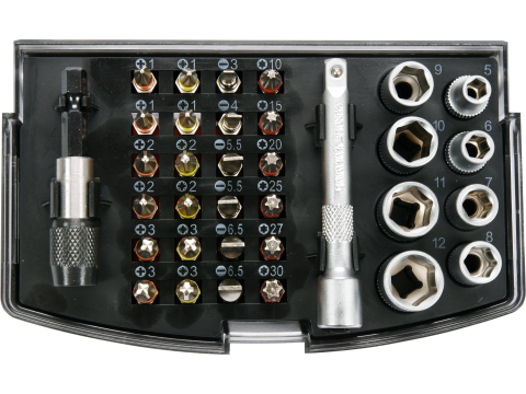 Insurubare - 34PCS SCREWDRIVER BIT AND SOCKET SET
