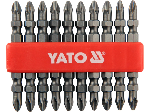 Insurubare - SCREWDRIVER BIT SET, DOUBLE-SIDED, 10 PCS PH2X65 MM