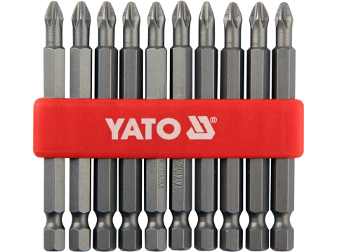Insurubare - SCREWDRIVER BIT SET, 10 PCS PH2X75 MM