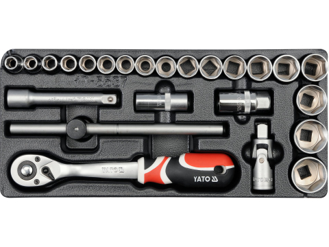 Dulapuri - PVC TRAY WITH 24PCS SOCKET SET 10~32MM