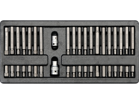 Dulapuri - PVC TRAY WITH 40PCS SCREWDRIVER BITS SET