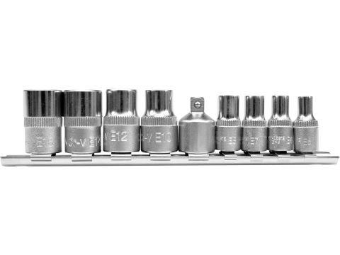Scule de mână - TORX SOCKET SET E5-E16, 9 PCS