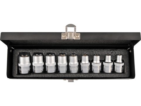Scule de mână - TORX SOCKET SET, LARGE E10-E24, 9 PCS