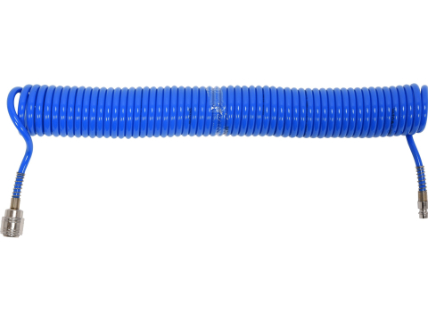 Scule pneumatice - PU SPIRAL RECOIL AIR HOSE 5,5MM X 8MM X 10M BLUE