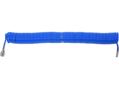 Scule pneumatice - PU SPIRAL RECOIL AIR HOSE 5,5MM X 8MM X 15M BLUE