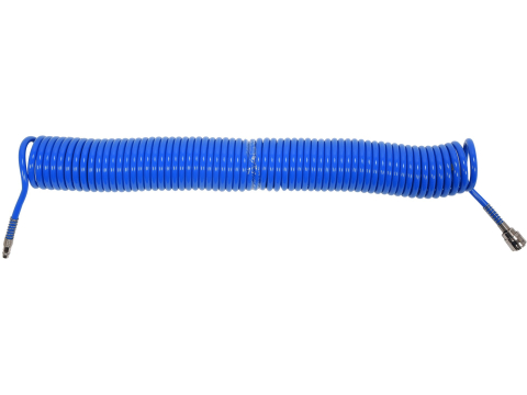 Scule pneumatice - PU SPIRAL RECOIL AIR HOSE 6,5MM X 10MM X 15M BLUE