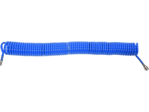 Scule pneumatice - PU SPIRAL RECOIL AIR HOSE 8MM X 12MM X 15M BLUE