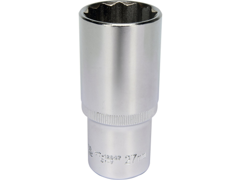 Scule de mână - BIHEXAGONAL SOCKET 27MM 1/2" 12PT CV