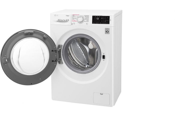Mașină de spălat LG F2J5HY4W, 7kg, 6 Motion Direct Drive™, Clasa A+++, Steam™, NFC SmartThinQ [6]