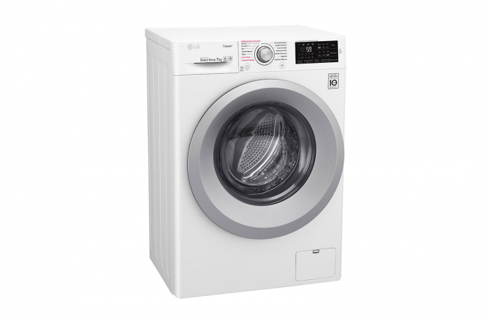 Mașină de spălat LG F2J5HY4W, 7kg, 6 Motion Direct Drive™, Clasa A+++, Steam™, NFC SmartThinQ [7]
